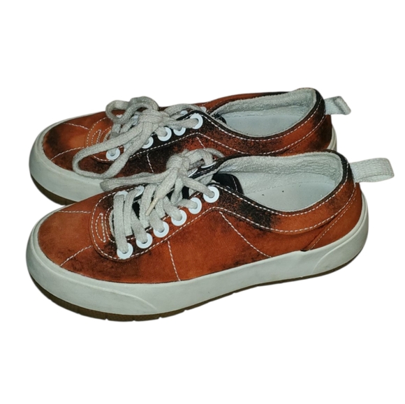 Zara Bleach Dyed Platform Sneakers 37 - Picture 1 of 9
